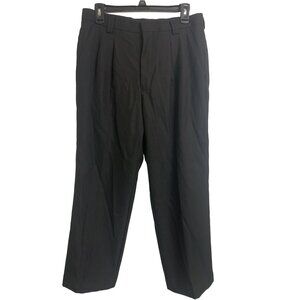 Go Italiano Cashmere Chino Dress Pants Size M Black
